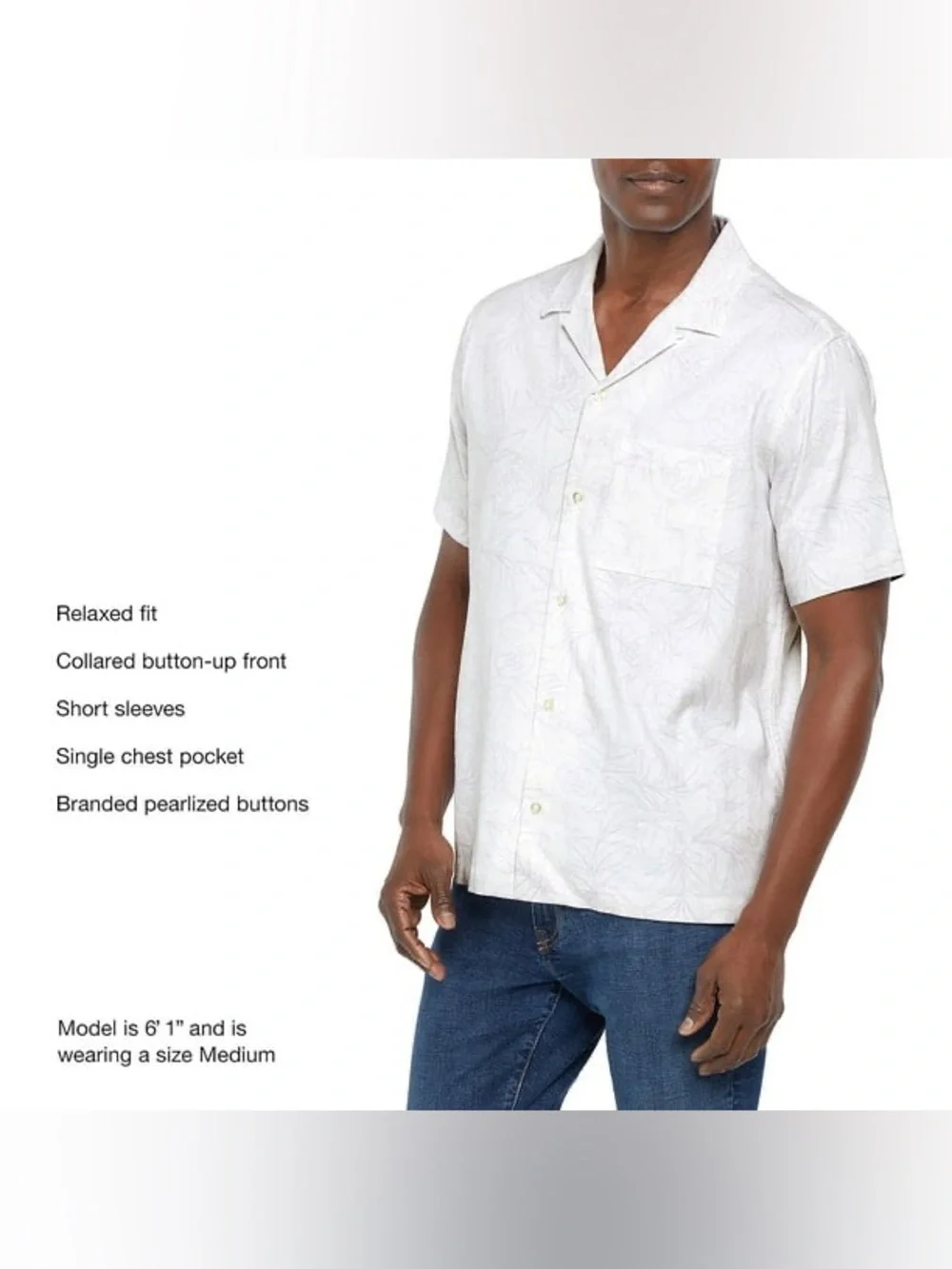 Gap Men's Short Sleeve Button-Up Linen Shirt White Size XL - Picture 5 of 16